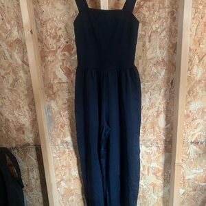 Elegant Black Sleeveless Jumpsuit